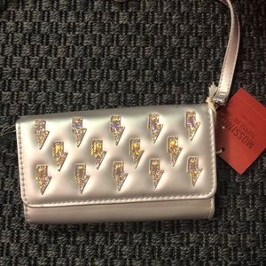 Wallet on a string lightning bolts